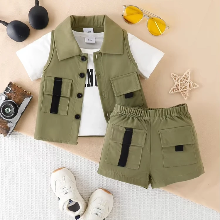 Children Clothing Summer Boutique  1-3 Years 6 Month Baby Boy Clothes 9-12 Month