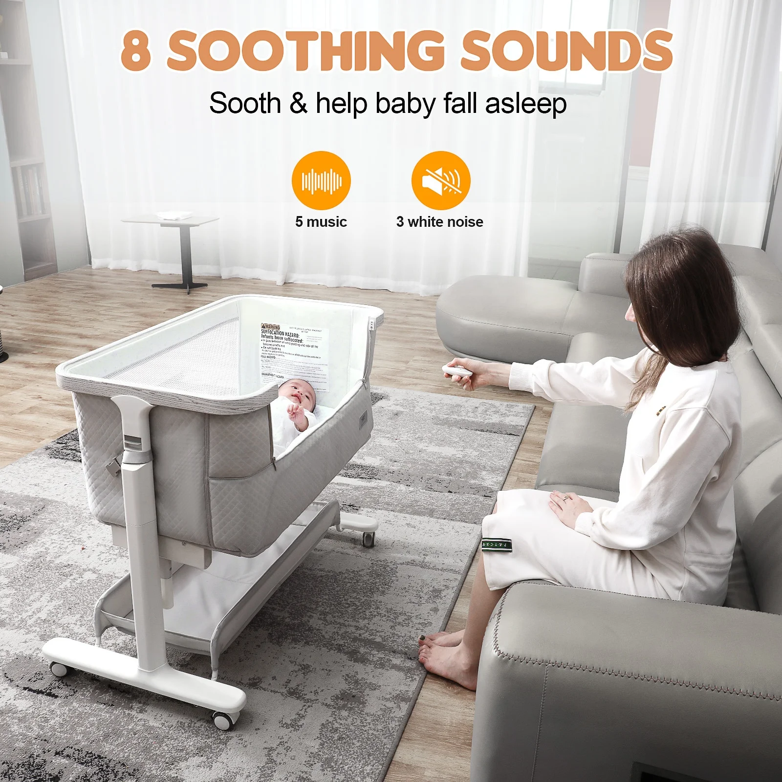 Electric bedside bassinets & cradles crib baby cradle electric bed babybaby bed electric