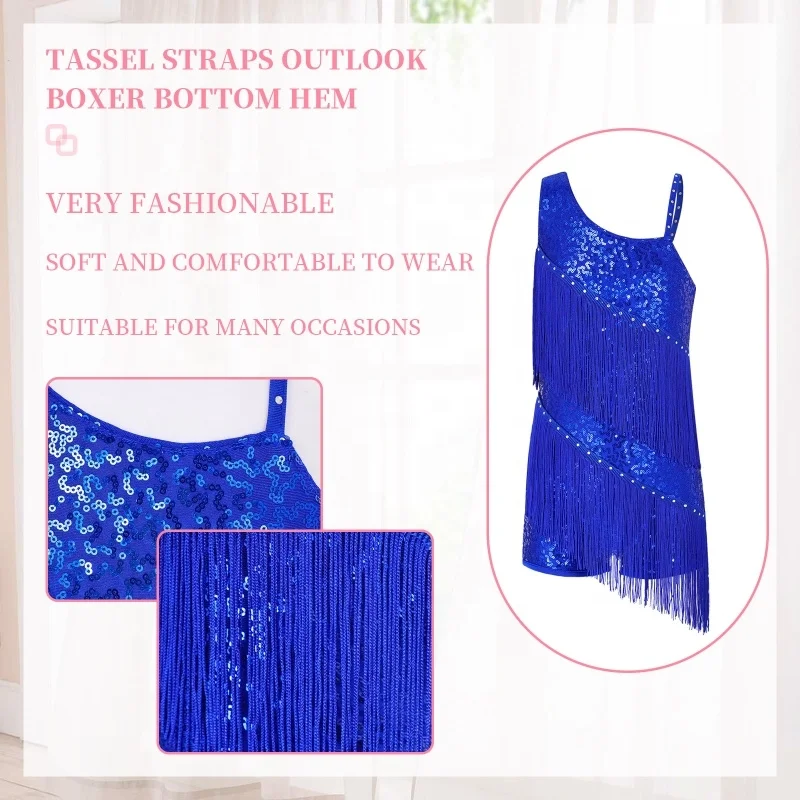Wholesale Manufacturer Sublimation Contemporary Kids Dancewear Manufacturer Girls Dance Costume Latin Dance Dresses