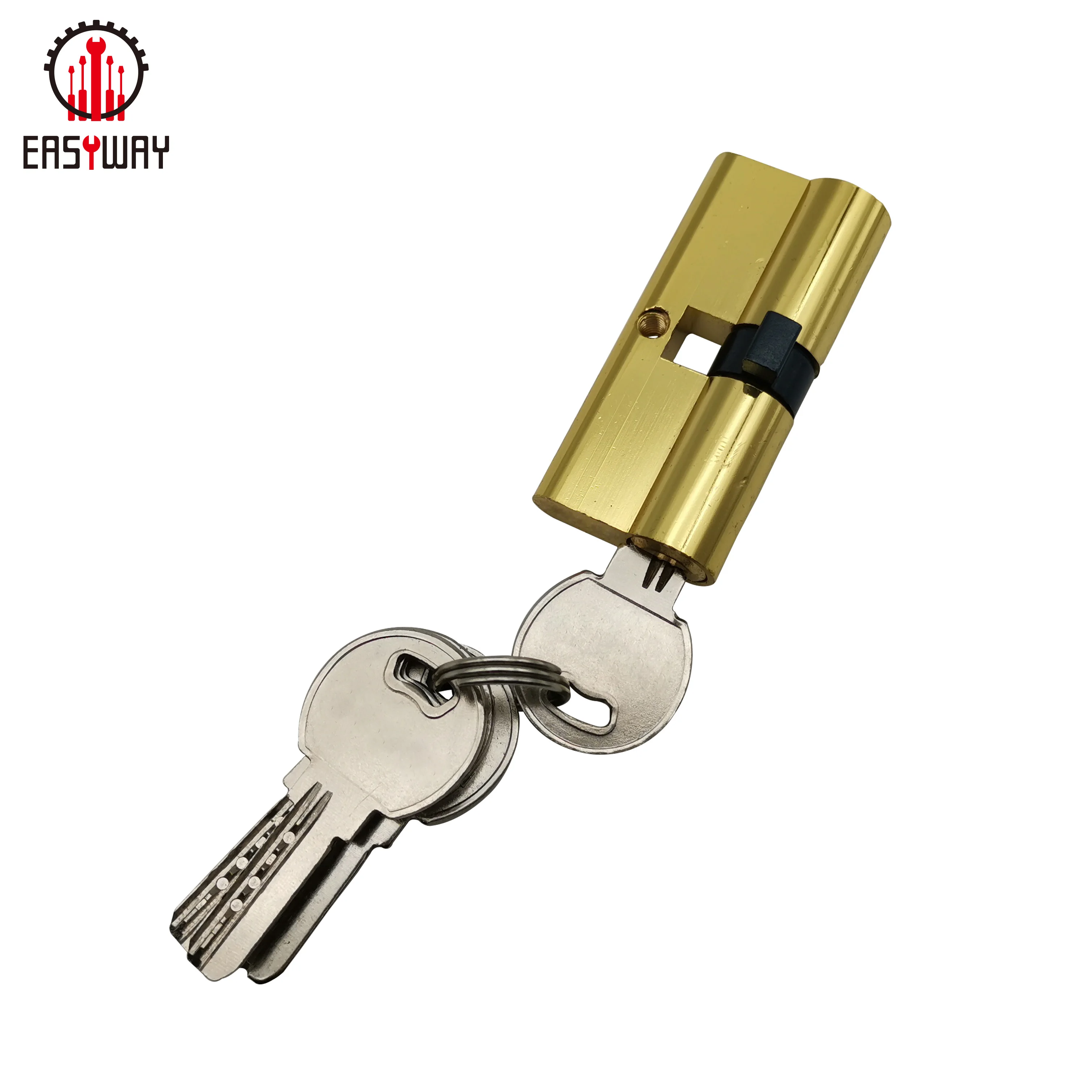 High Performance Customized Zinc Alloy Master Key Lock With Household Keys Double Openock Cylinder