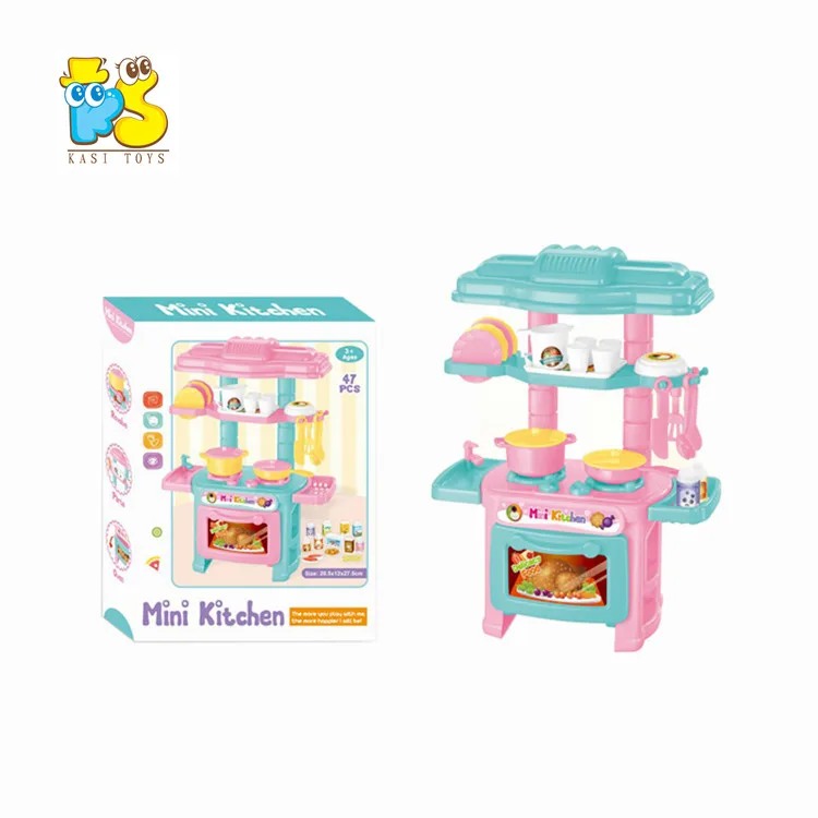 Hot sale pretend play toys mini cooking set diy mini kitchen toys