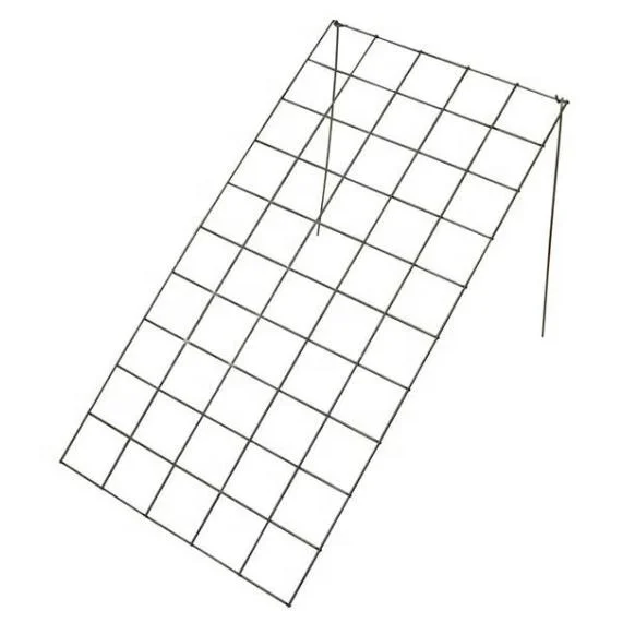 Green Coated Plant Climbing Weld Mesh Grid Cucumber Support Trellis