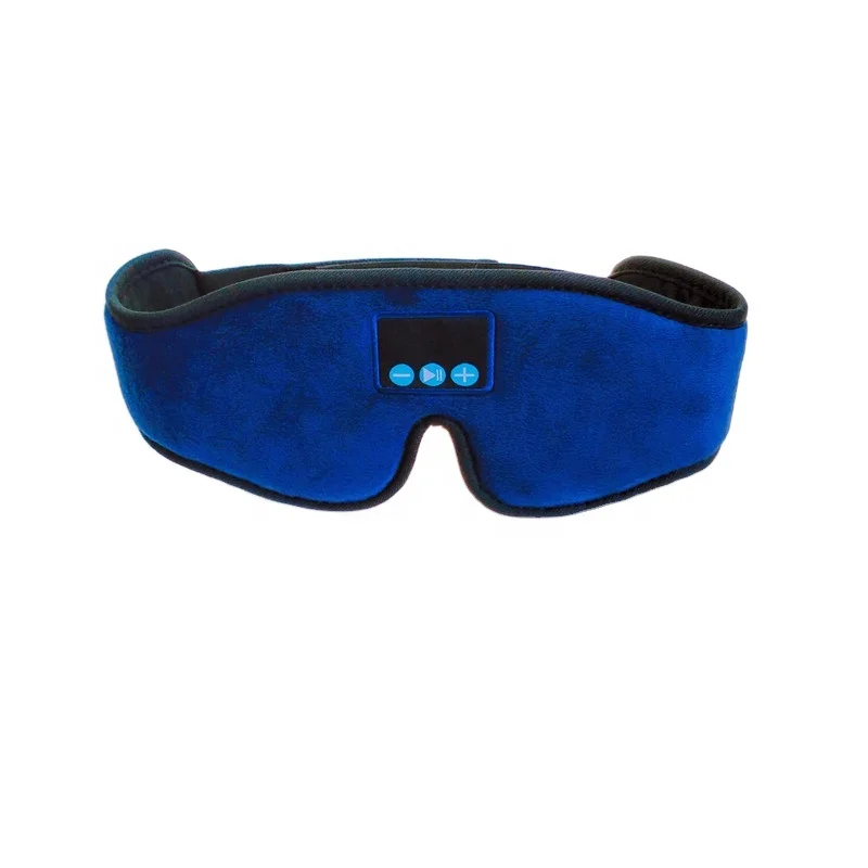 Custom Adjustable Washable Wireless Music eye mask Travel Sleeping Headset sleep Eye Mask