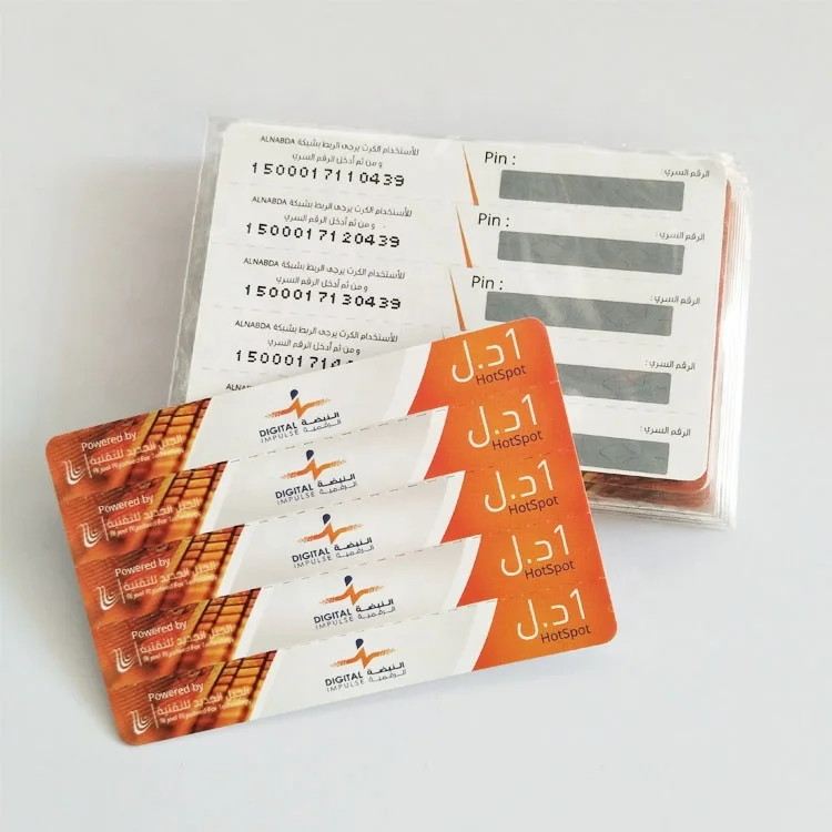 
Cheap Price Custom Prepaid Scratch Card printing 