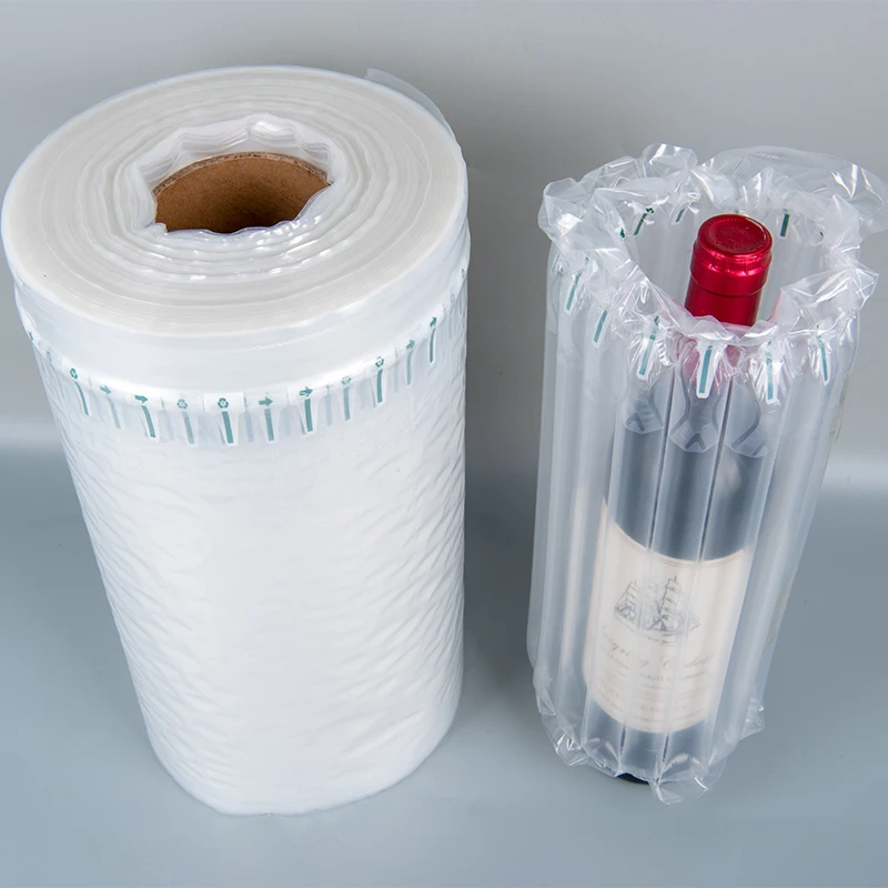 High Quality Shatterproof Air Filling Plastic Packing Bag Nylon Material Roll For Glass