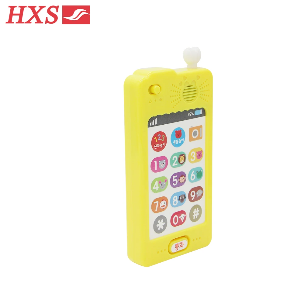 Factory Custom Baby Phone Toy Educational Learning Toy Mobile Phone Plastic Music Phone Toy With Light Flash