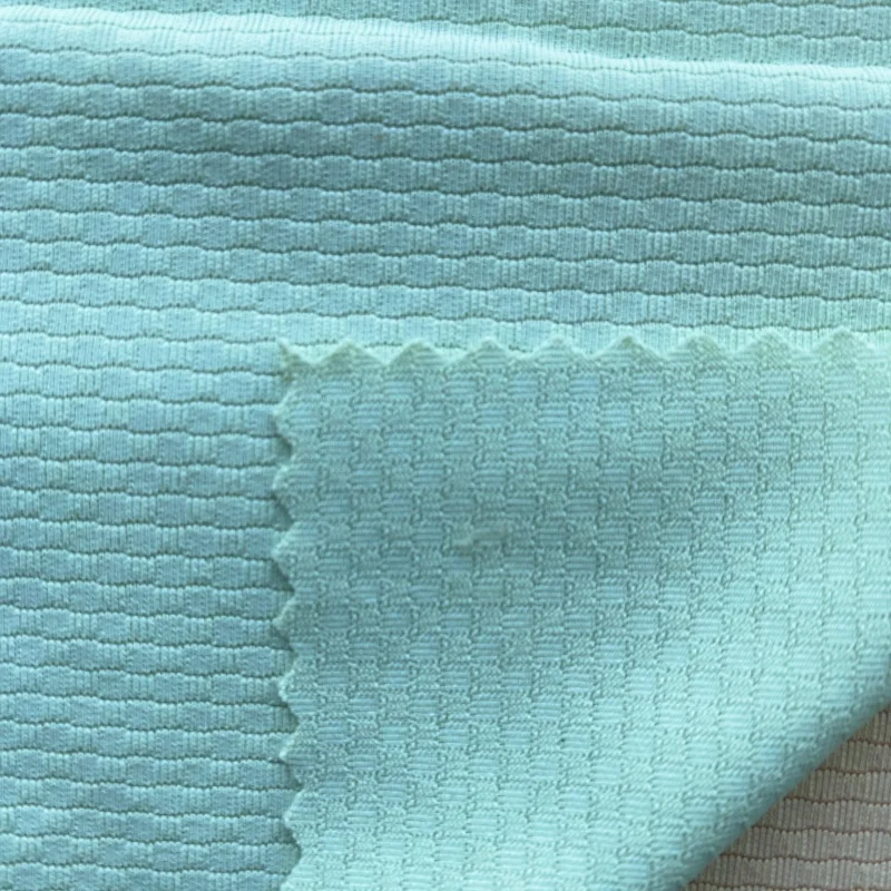 90% POLYESTER T 10% SPANDEX 4 WAY STRETCH RIBSTOP FABRIC INTERLOCK WITH ANTI UV SOFT HAND SKIN FRIENDLY HIGH ELASTIC 150 GSM,