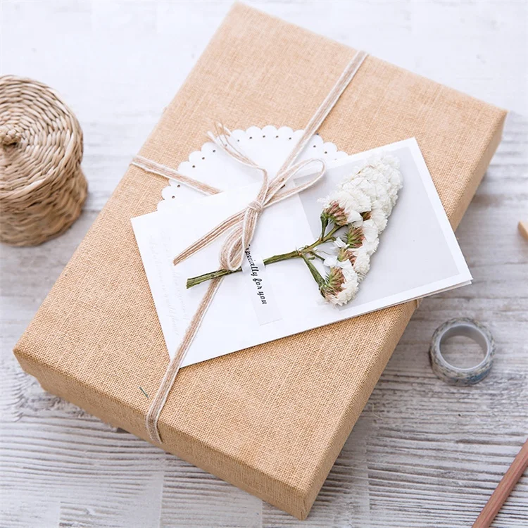 X-1246 Wholesale Handmade Wishing Card Real Dried Flowers Thank You Greeting Cards