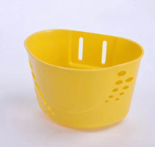 Colorful cheap price child bike plastic front bicycle basket