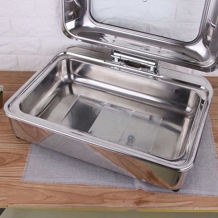 Wholesale stainless steel chafing dish hot sales buffet food warmer chaffing dishes buffet catering stainless steel