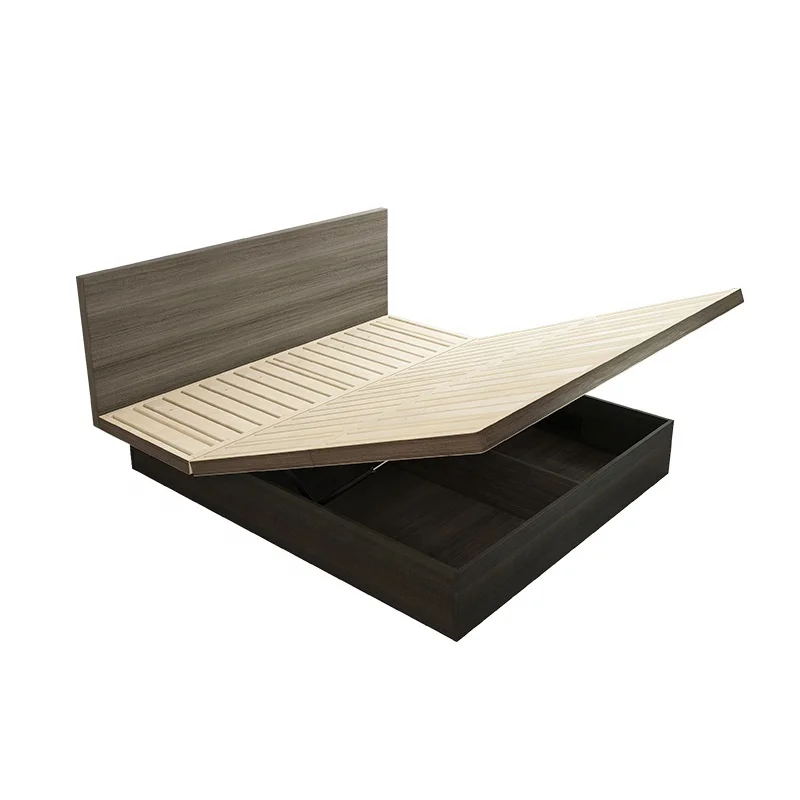 solid wood bed base/bed with lifting storage