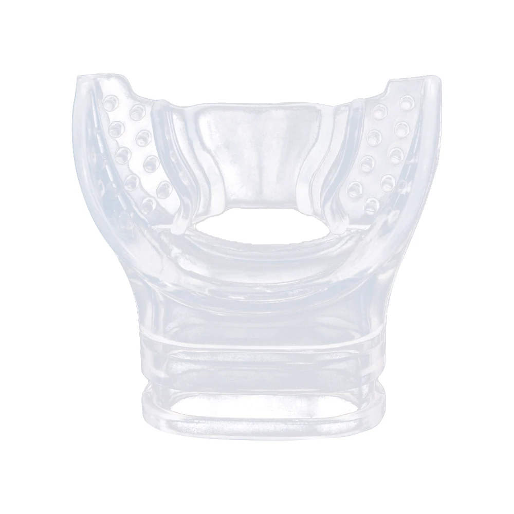 Scuba Diving Black Silicone Octopus Snorkel Mouthpiece Diving Equipment Silicone Mouthpiece Snorkeling Tube