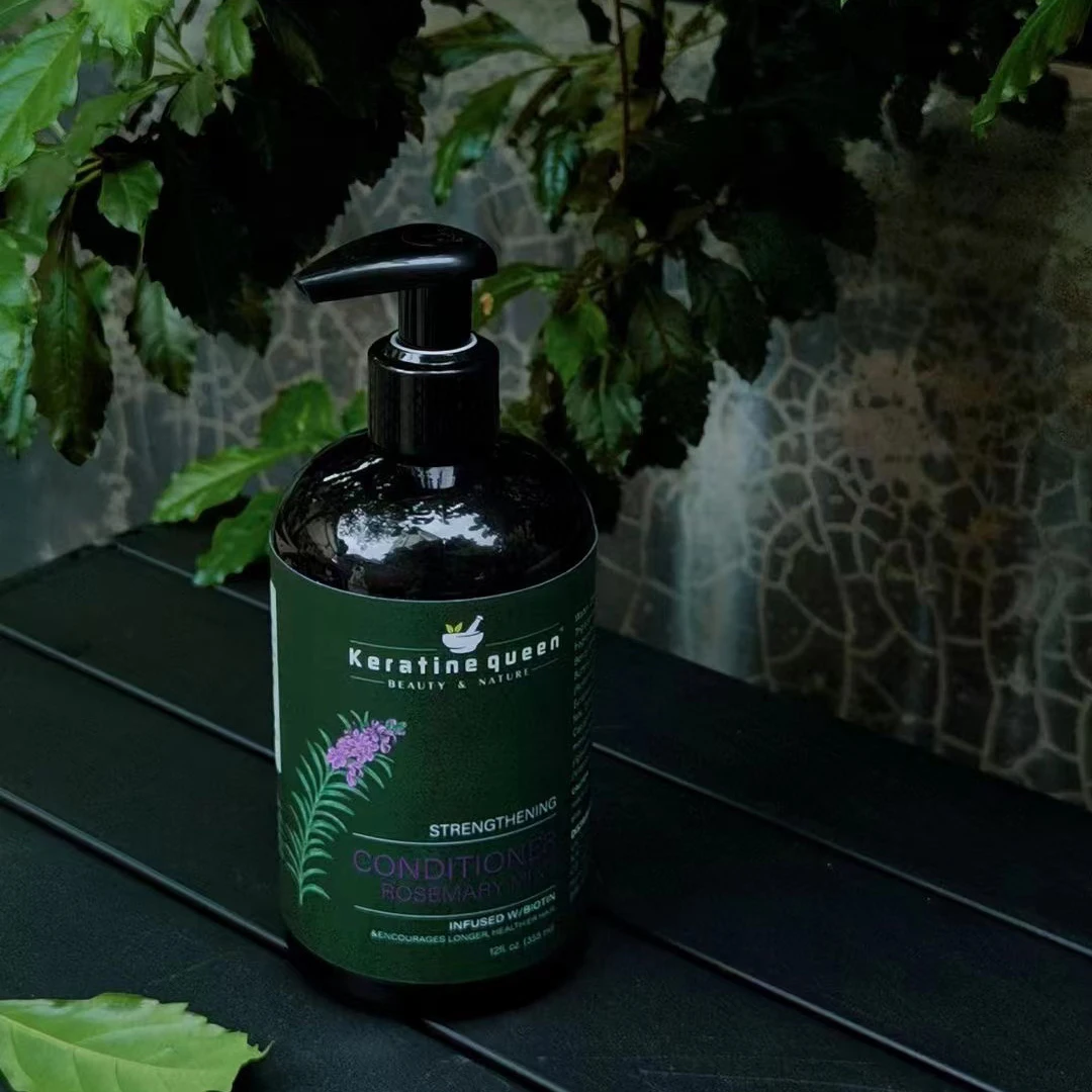 Private Label  Natural Organics Rosemary Mint strengthening shampoo Deep Repairing rosemary oil shampoo and conditioner Set