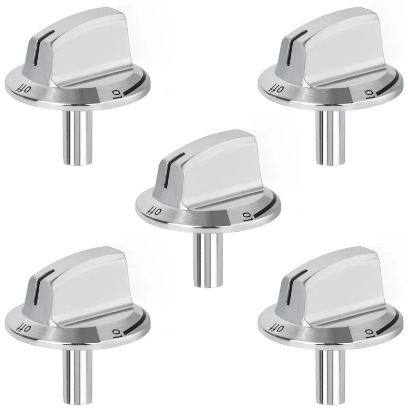 5304525746 Stove Control Knobs Compatible with Frigidaire Gas Stove Range Oven Knobs Replacement Part for 5304504839