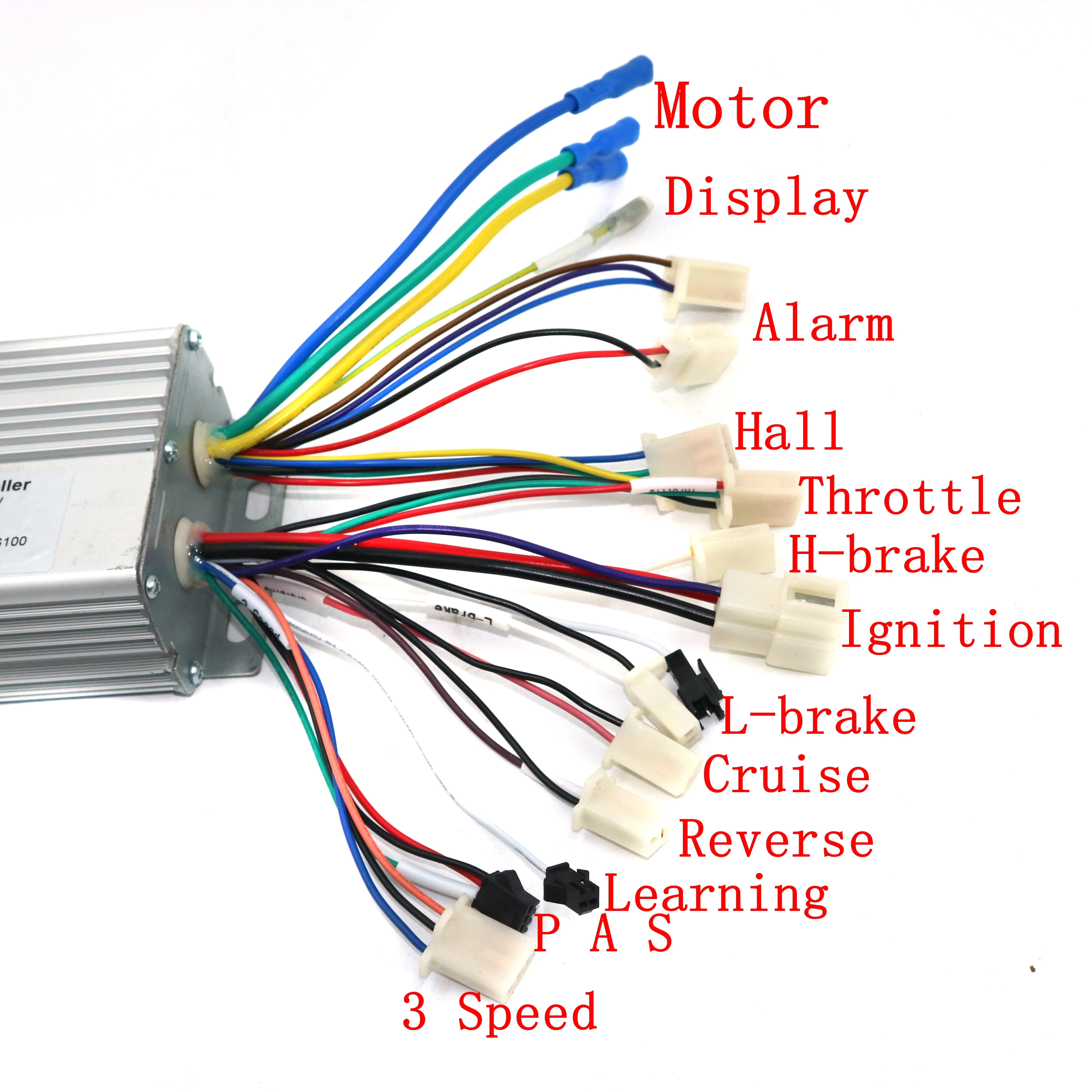 GREENTIME Sensor/Sensorless 36V/48V/60V 500/600W E-bike Brushless Speed Controller