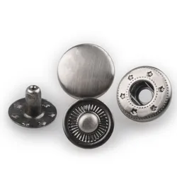 Metal snap button garment round snap button gun metal snap button
