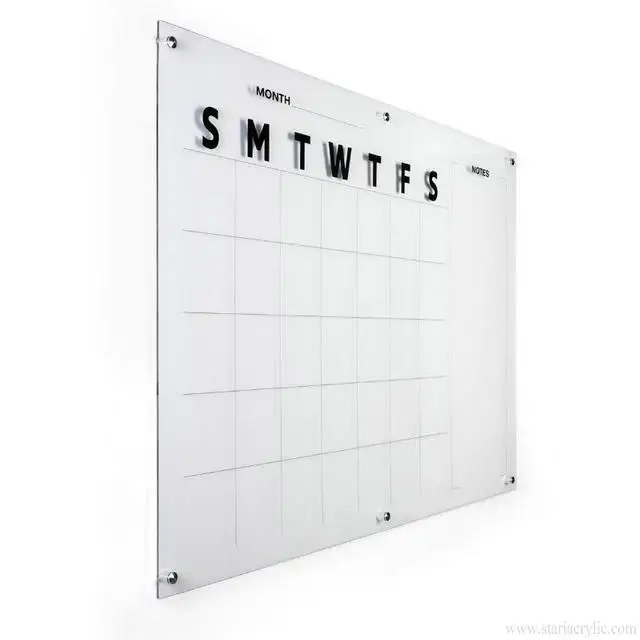 plastic table stand clear acrylic dry erase board