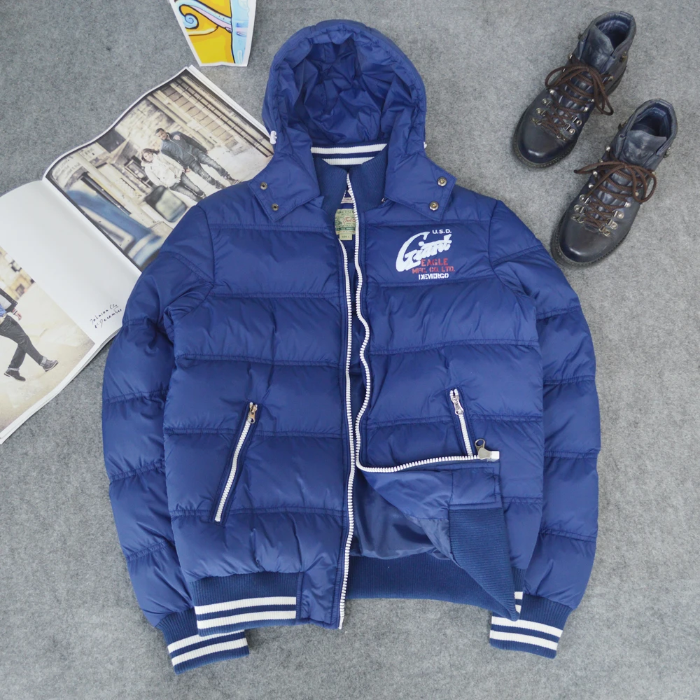 Wholesale Latest Design Clothes Padding Quilted Jacket Nylon Bubble Puffer Coat For Men