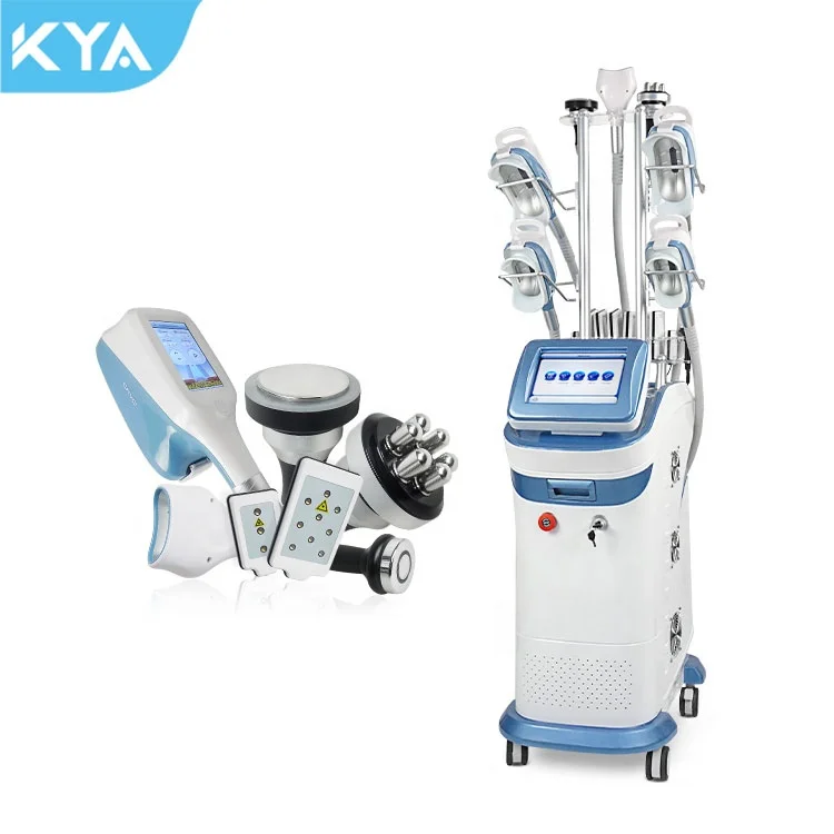 Cool Tech Cryo Sculpting 5 Cryo Handles Fat Burning Freeze Cellulite Removal Cryolipolysys Slimming Machine 360 Weight Loss