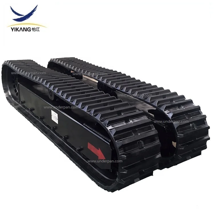 Expandable rubber tracked undercarriages for exploration machine crawler spider lift crane robot