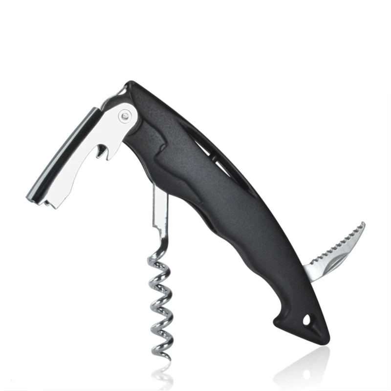 3 in 1 Wine Opener Multi Bottle Opener with Plastic Handle