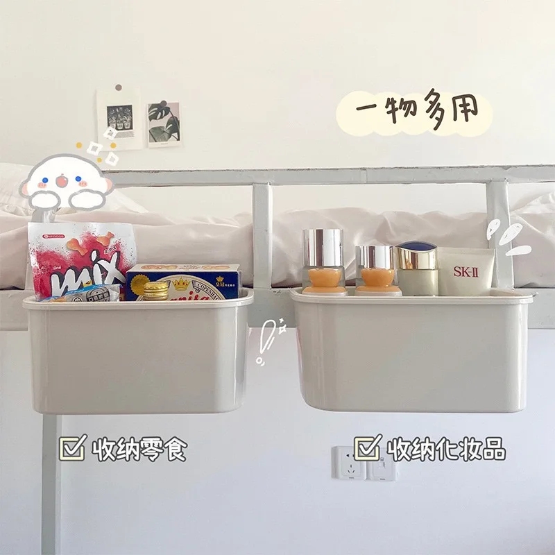 Wholesale bedside hanging basket storage box, student dormitory bedside storage rack, hanging garbage storage basket