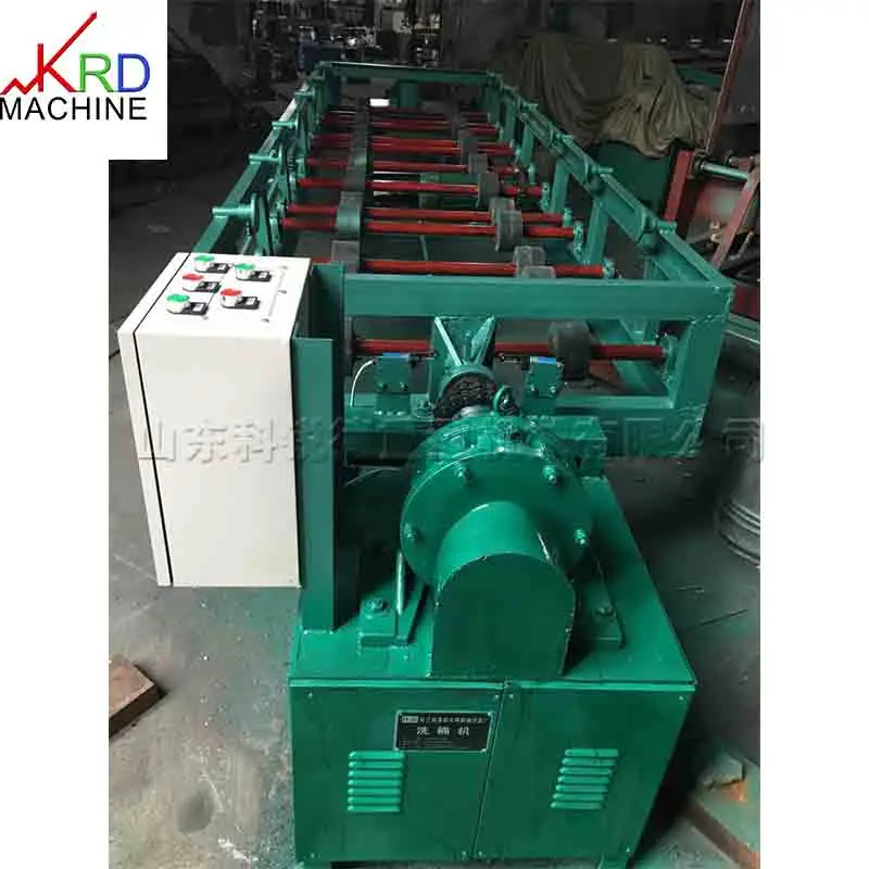 Plastic Drum Residue Oil Scale Flushing Machine Iron drum internal cleaning equipment Rotary Barrel Brushing Machine