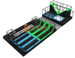 Amusement rides park best big children outdoor gymnastic equipment trampoline brands