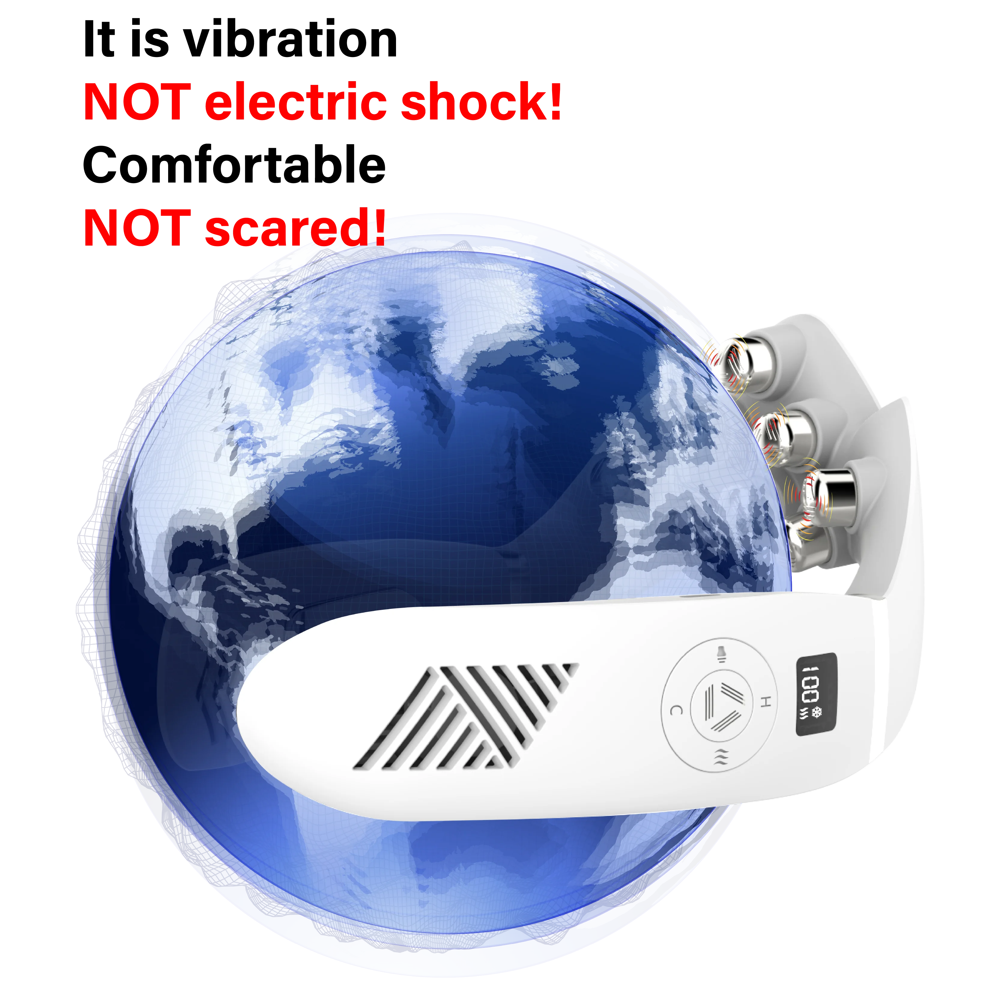 The New Four-In-One Upgraded Version And Shoulder Of Kneading Microcurrent Cordless Device Swan Shape Remote Neck Massager 4D