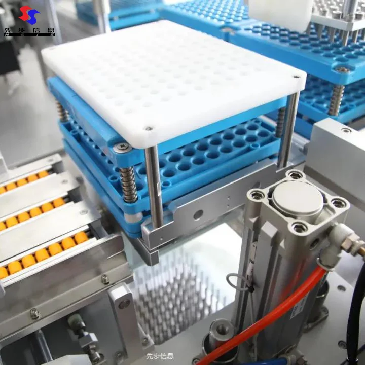 PET Tube Production Line  Of Automatic Blood Collection EDTA / Sodium Citrate Tube Machine