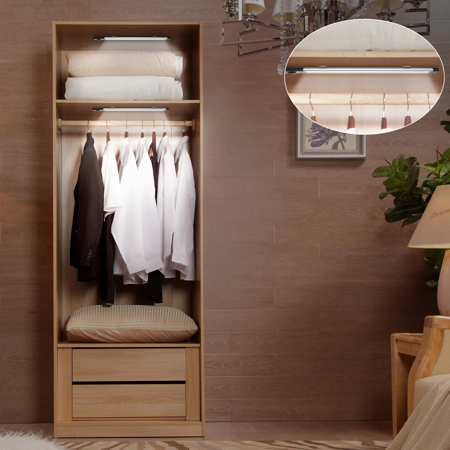 Kitchen Lights Ideas LED Closet Light Motion Sensor Modern Led Strip Light for Kitchen Cabinet Wall Mounted Hand Wave Led Sensor