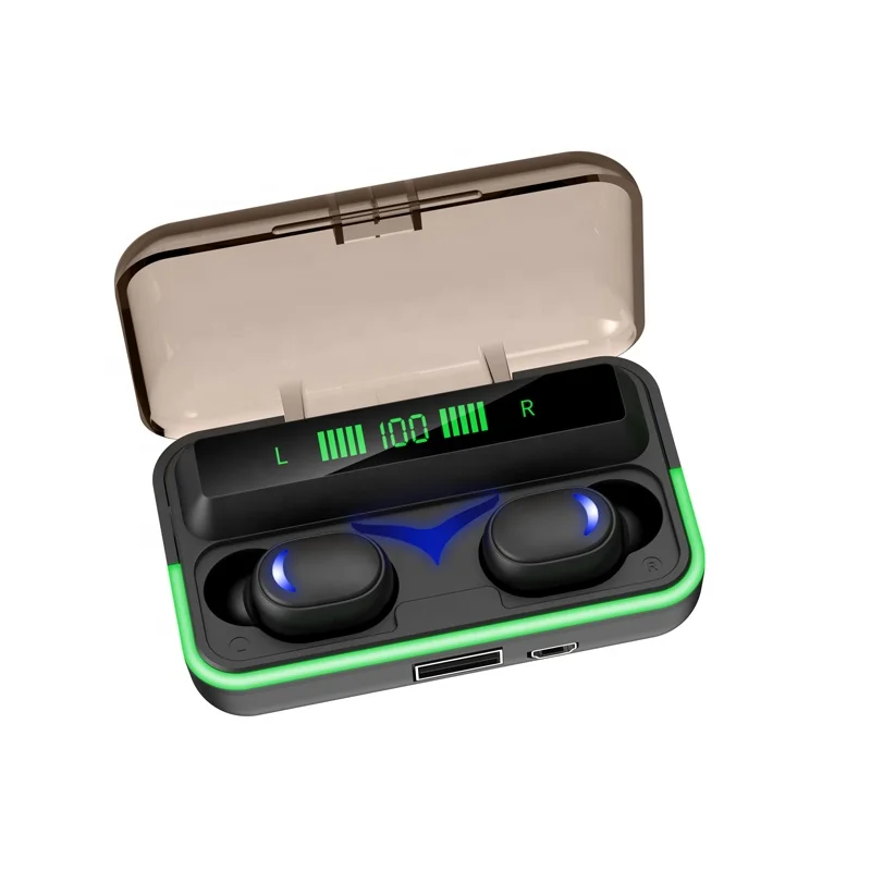 Беспроводные Игровые наушники RICOO E10 TWS 1200 мАч V5.1 Hi-Fi 3 светодиодных