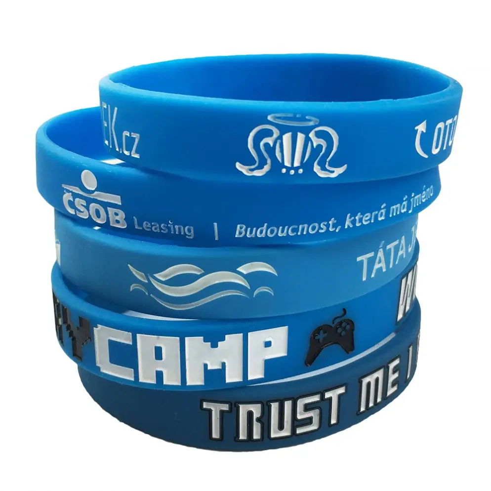 Dubai expo 2023 the brand charm  silicone wristbands bracelets with customize logo