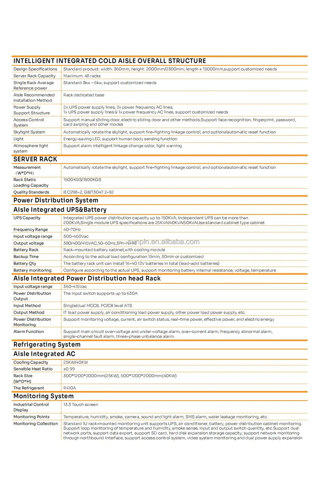 5G building smart IDC customization containersied data center