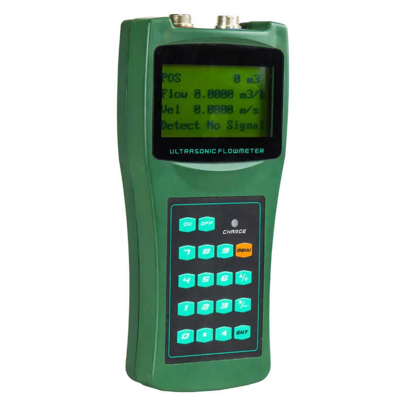 IP68 Measuring fluid  industrial portable clamp-on handheld ultrasonic liquid flow meter