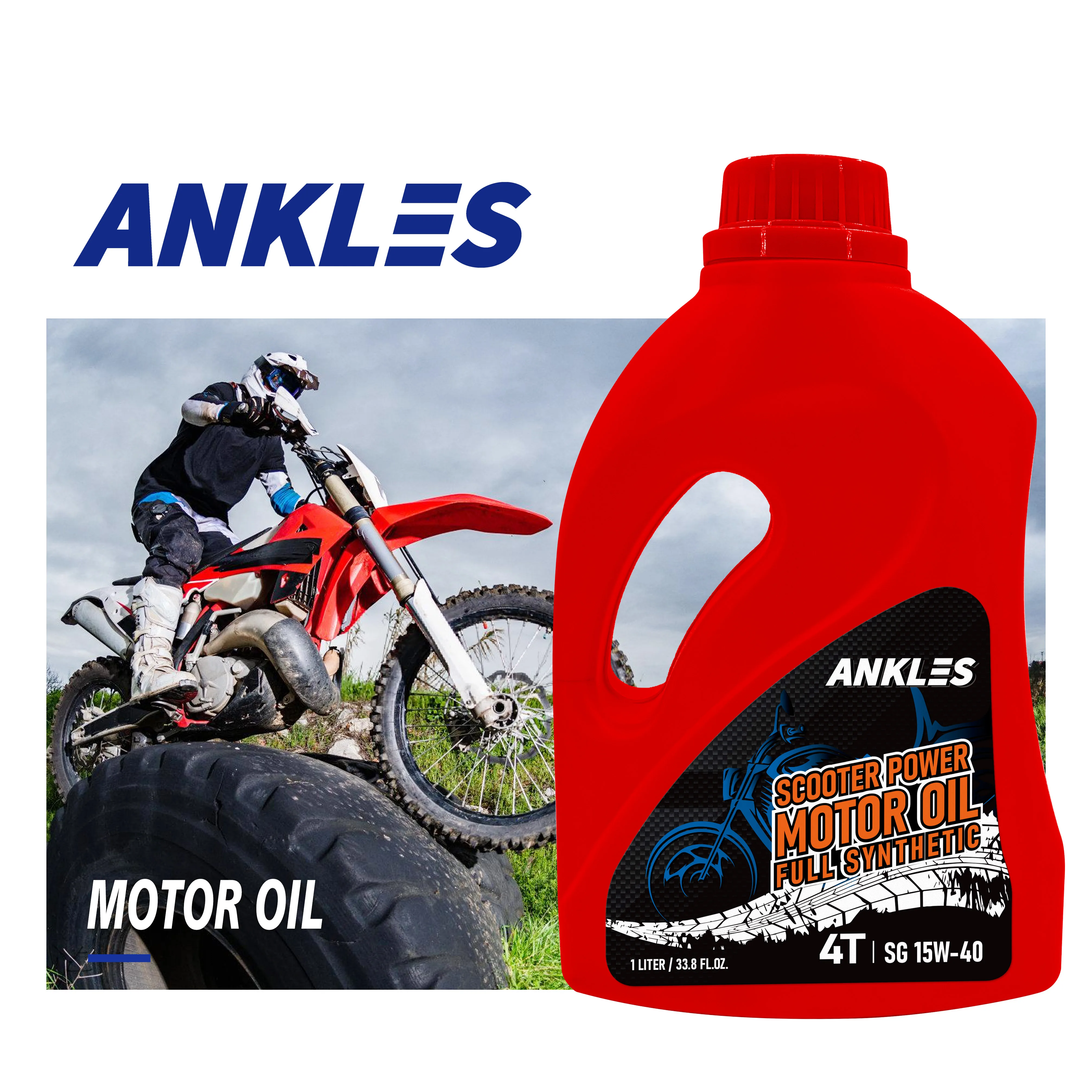 ANKLES SG15W40 OEM Excellent Performance Wholesale 4T Car Motorcycle Engine Lubricating Motor Motorcycle Engine Oil
