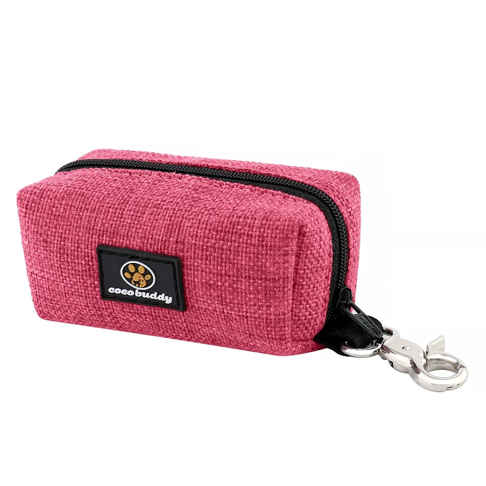 2023 New Design Dog Bag Holder Hemp Dog Poop Bag 100% Pure Cotton Material Full Set Pet Supplies Set