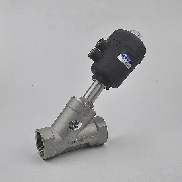 Air Control Angle 2/2 WAY Piston-operated Angle-seat Valves For Neutral And Aggressive Liquids And Gases
