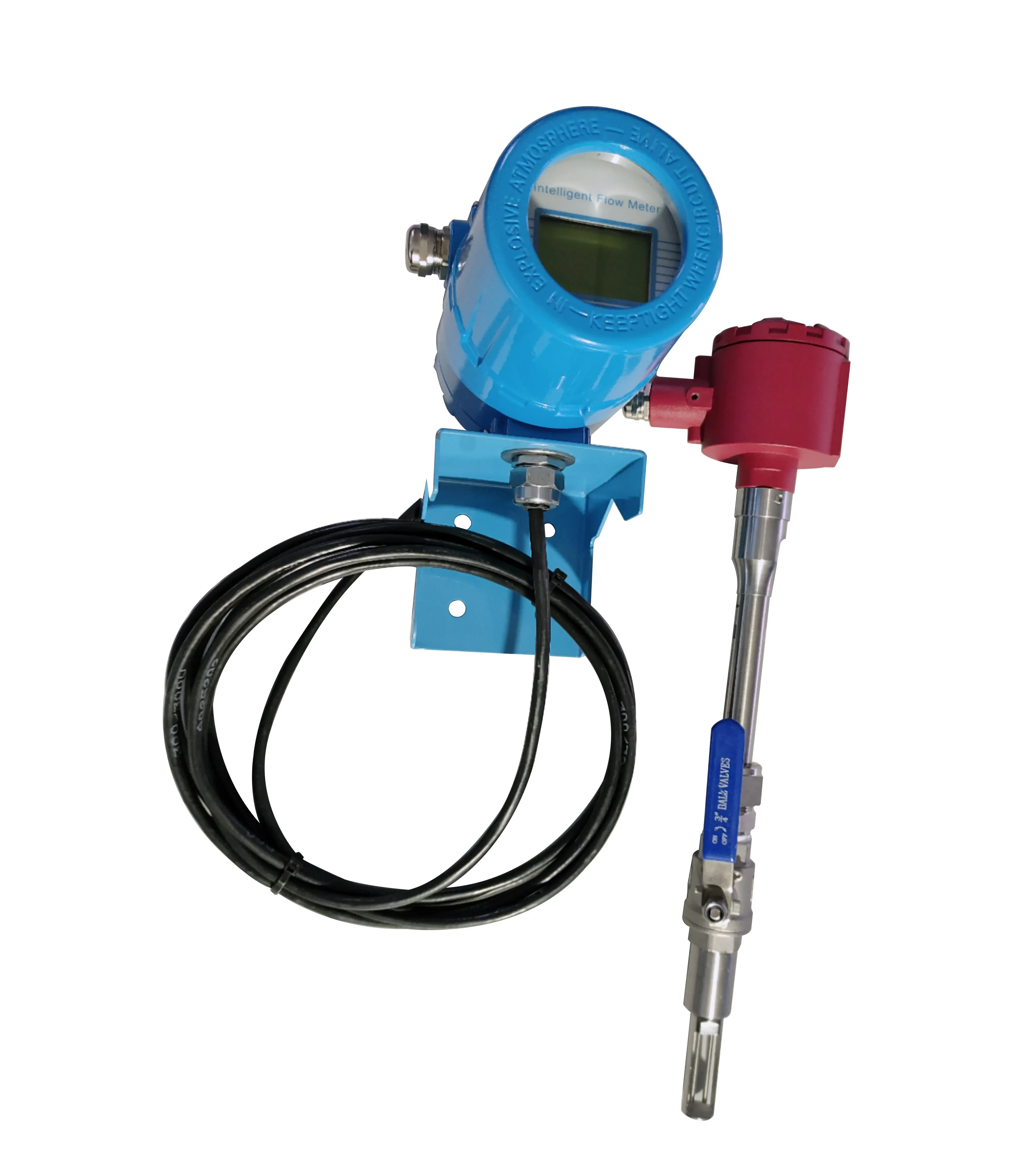 HIGHJOIN   High-Precision Compressed  Thermal Gas Mass Flow Meter Pipeline Insertion Type Air Nitrogen Micro Gas Flow Meter