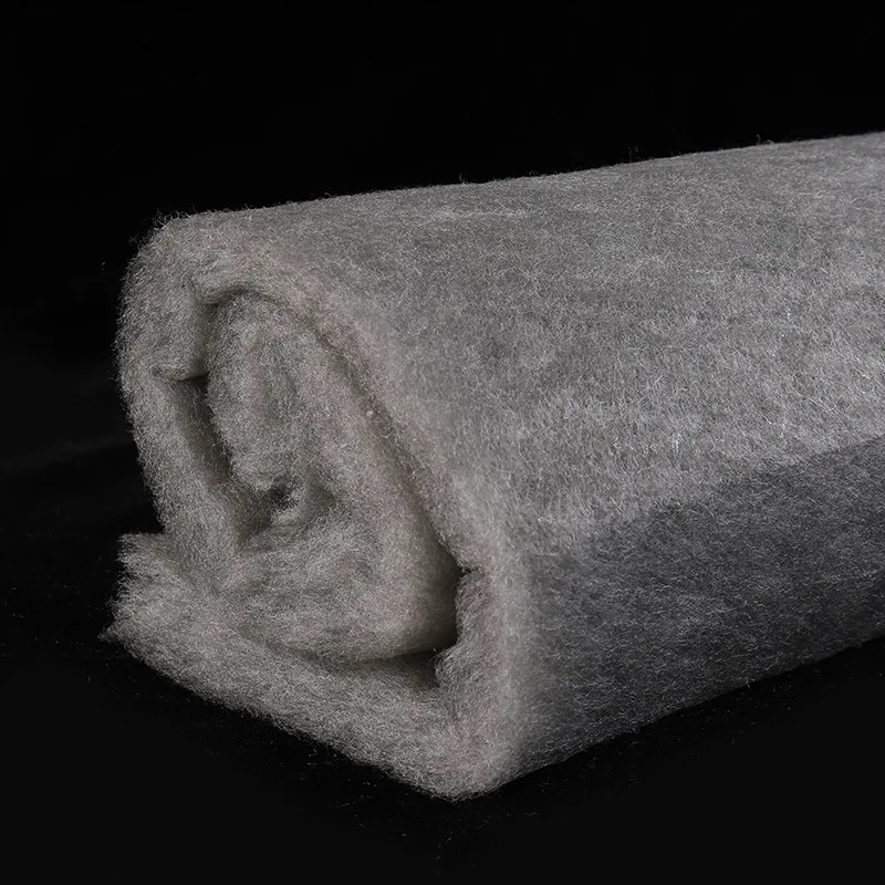 SUGENRO Graphene Wadding Polyester Fiber Graphene,100% Polyester Staple Virgin Textile Quilting Soft and Warmth Solid 32mm-102mm