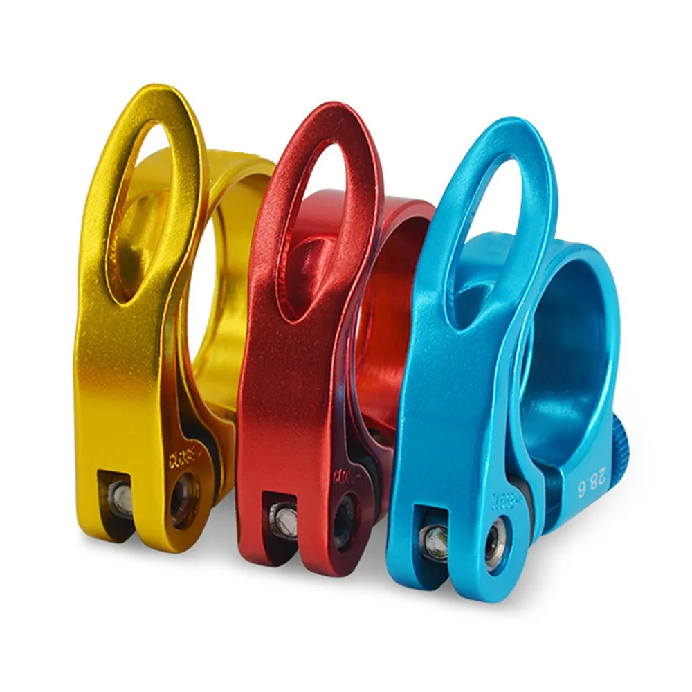 28.6/31.8/34.9mm Seat Post Clamp Cycling Bike Pipe Clamp for MTB Road bicycle fixed gear Aluminum Alloy accessories part
