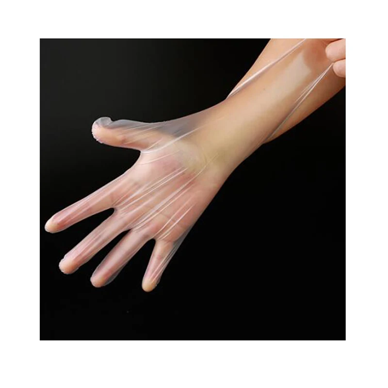 China Factory Supply Cheap Price HDPE CPE Food Grade Cloves Custom Disposable Plastic Gloves