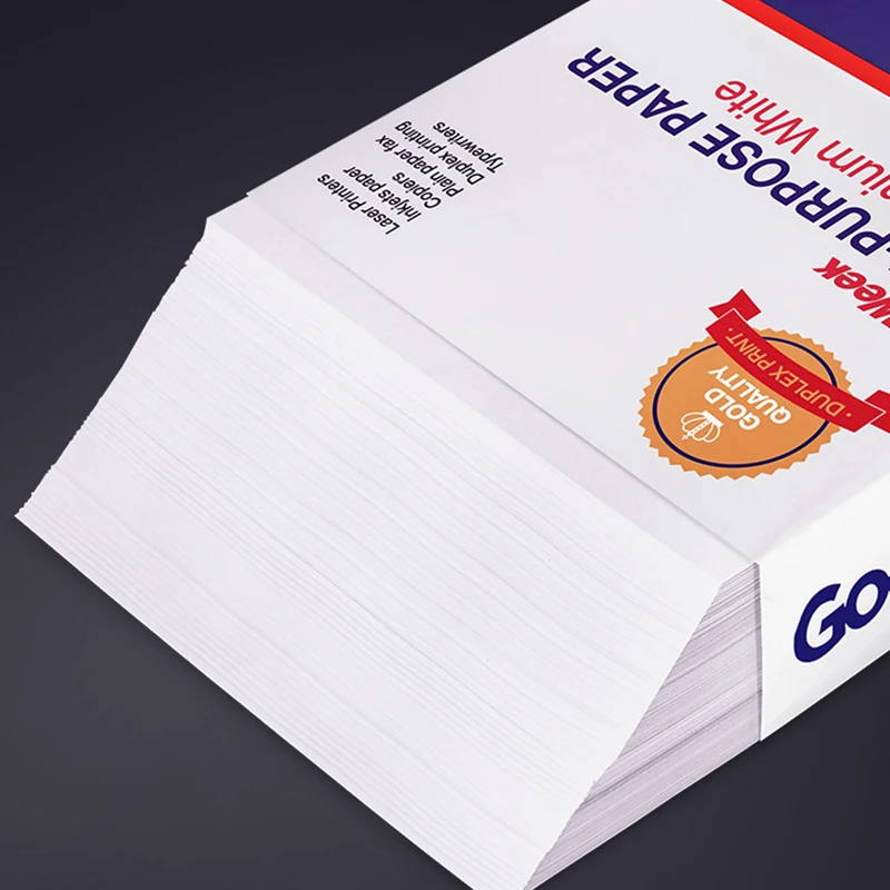 Китайские производители a4 копировальная бумага 70gsm 75gsm 100% древесной массы канцелярские товары печатные