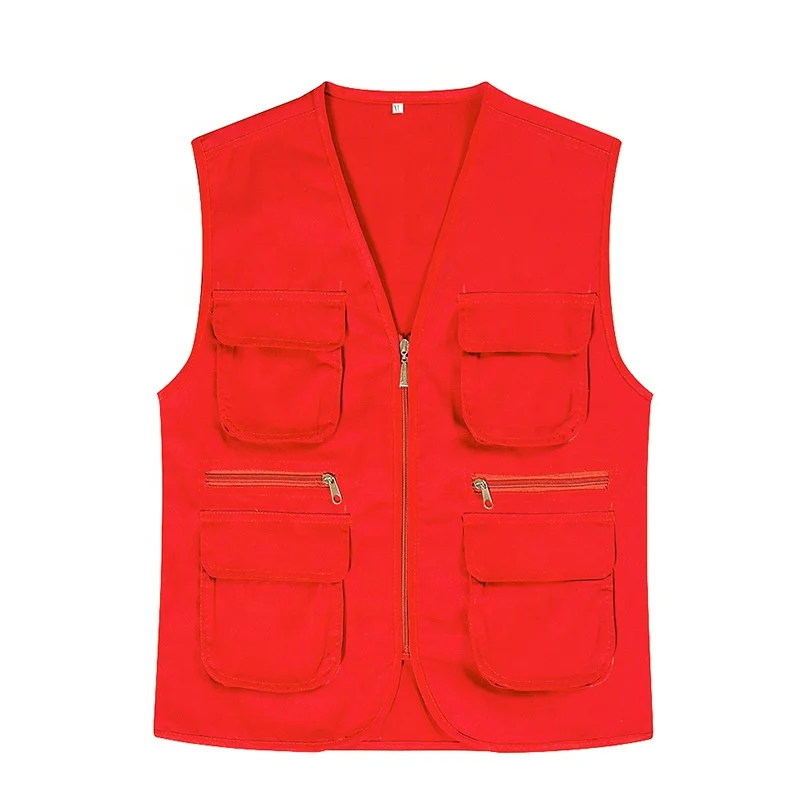 Promotional Advertising Waistcoat Volunteer Vest Safety Vest Advertising Vest with Custom Logo