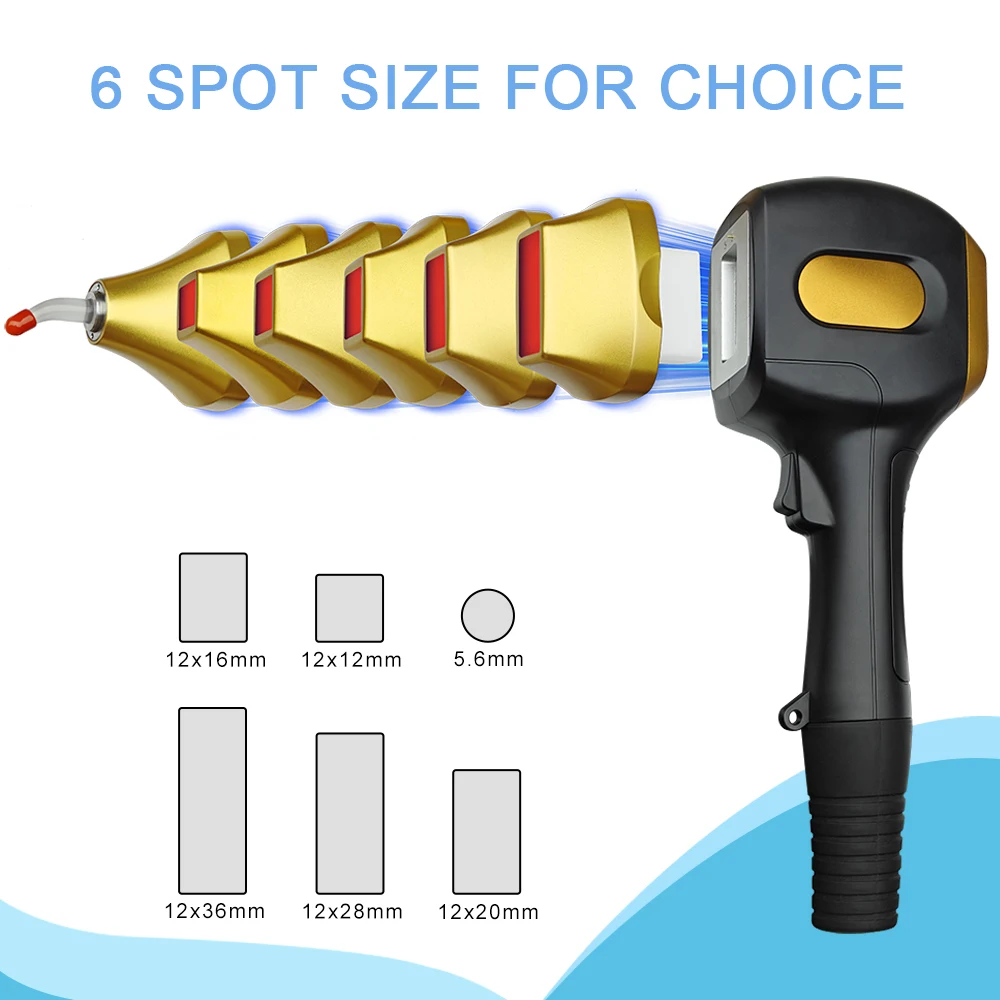 automatic diagnosis 6 spot size ice laser diode 808nm 4 wave germany 808 1064 nm diode laser hair removal machine