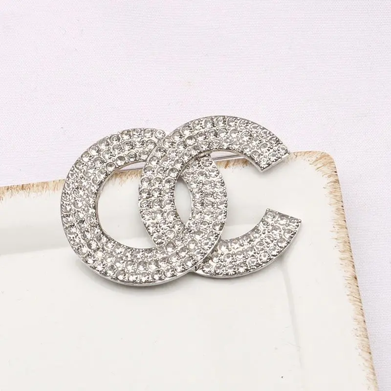 Famous Designer Luxury Brand Full Cd Double Letter C Necklace