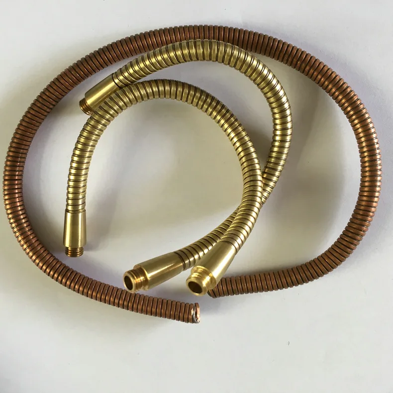 Custom high quality  Hardware brass hose lamp stainless steel hose flexible gooseneck tube