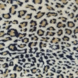Polyester tiger custom leopard print soft skin-friendly faxu rabbit fur warp coat knitted hometexeile fabric