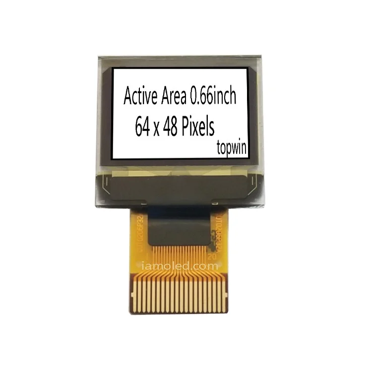 Hot selling latest upgrade 0.96 inch LCD screen 128x64 resolution oled display is suitable for electronic watches and other uses