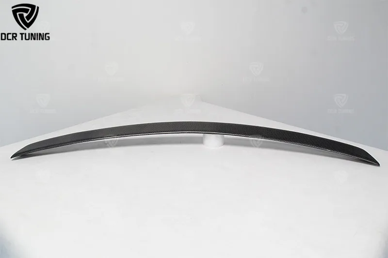 Wholesales Dry Carbon Fiber Rear Spoiler for Mercedes-benz W204 C63 Amg 4-Door Sedan 2007-2014 C Class Trunk Lip Wing A Style